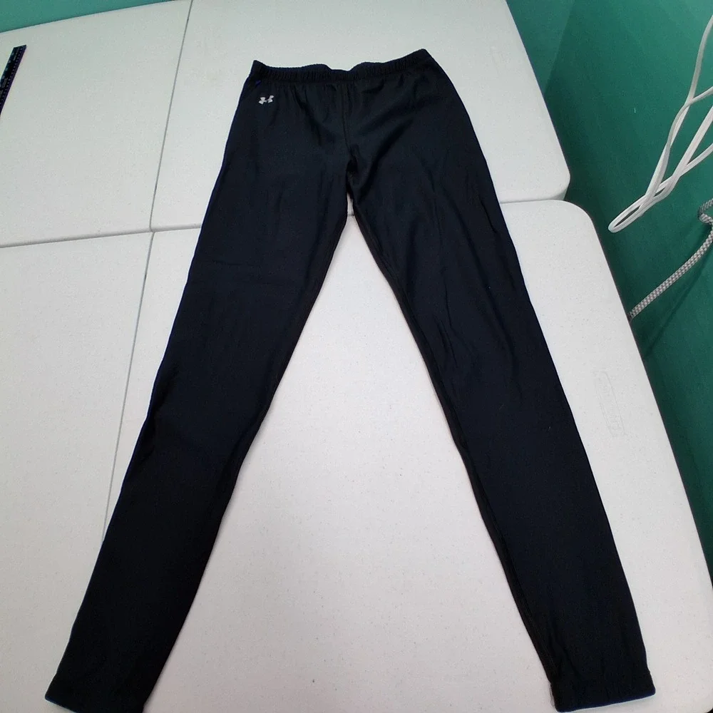 Under Armour Compression Leggings Medium Black Activewear Training Tights